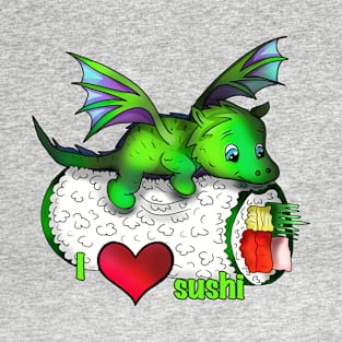 animal sushi dragon roll T-Shirt